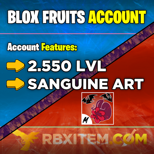 2550 LVL + SANGUINE ART ACCOUNT