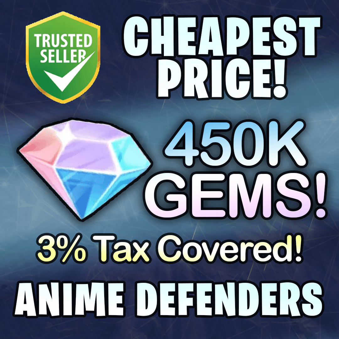 Buy 450K Anime Defenders Gems