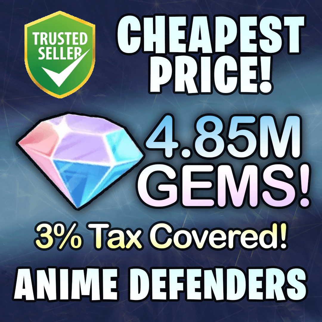 Buy 5m Anime Defenders Gems