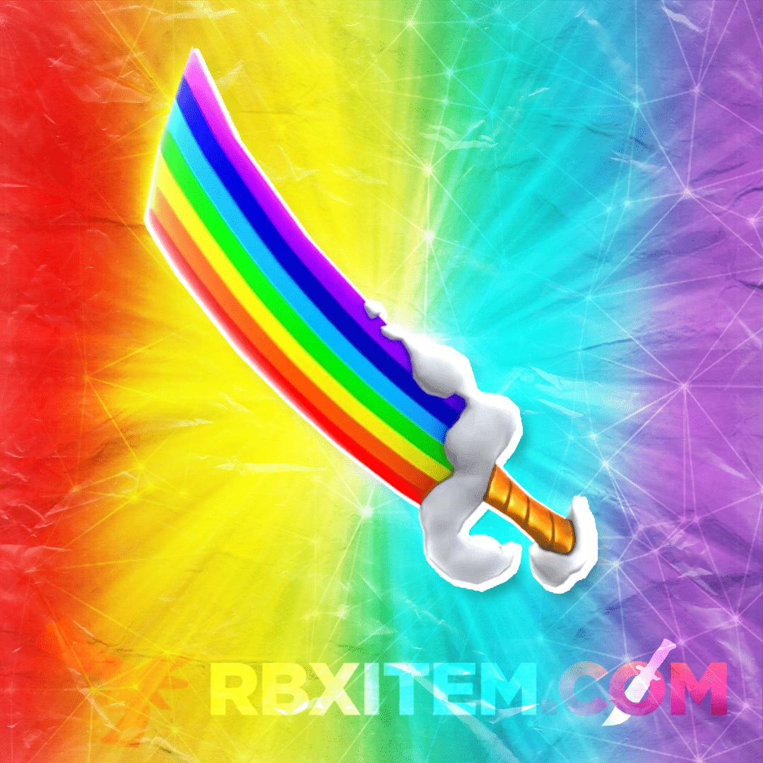 Rainbow Knife in Muder Mystery 2 from MM2 Shop Rbxitem.com