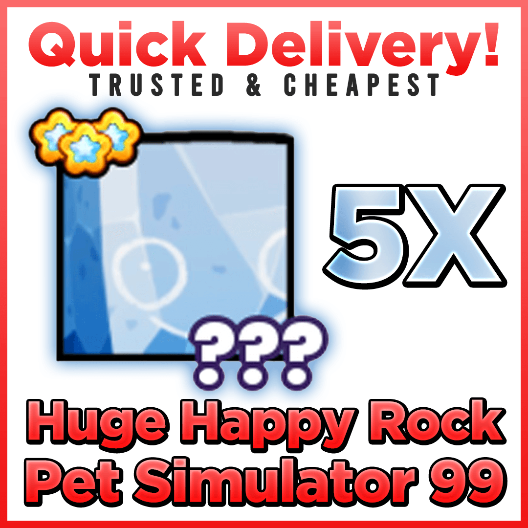 Huge Happy Rock - Buy in Roblox Pet Simulator 99 - PS99 – RbxItem